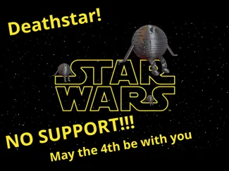 Death Star Sitter "I the of shelves disturbing"