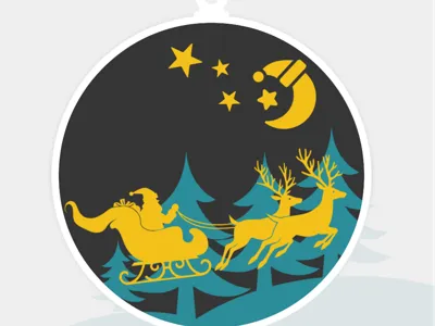 santa ornament 
