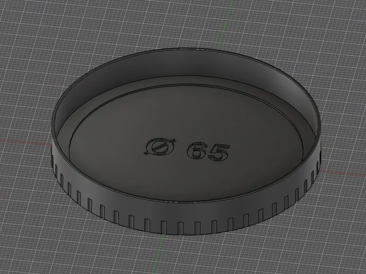 Lens cap (parametric)