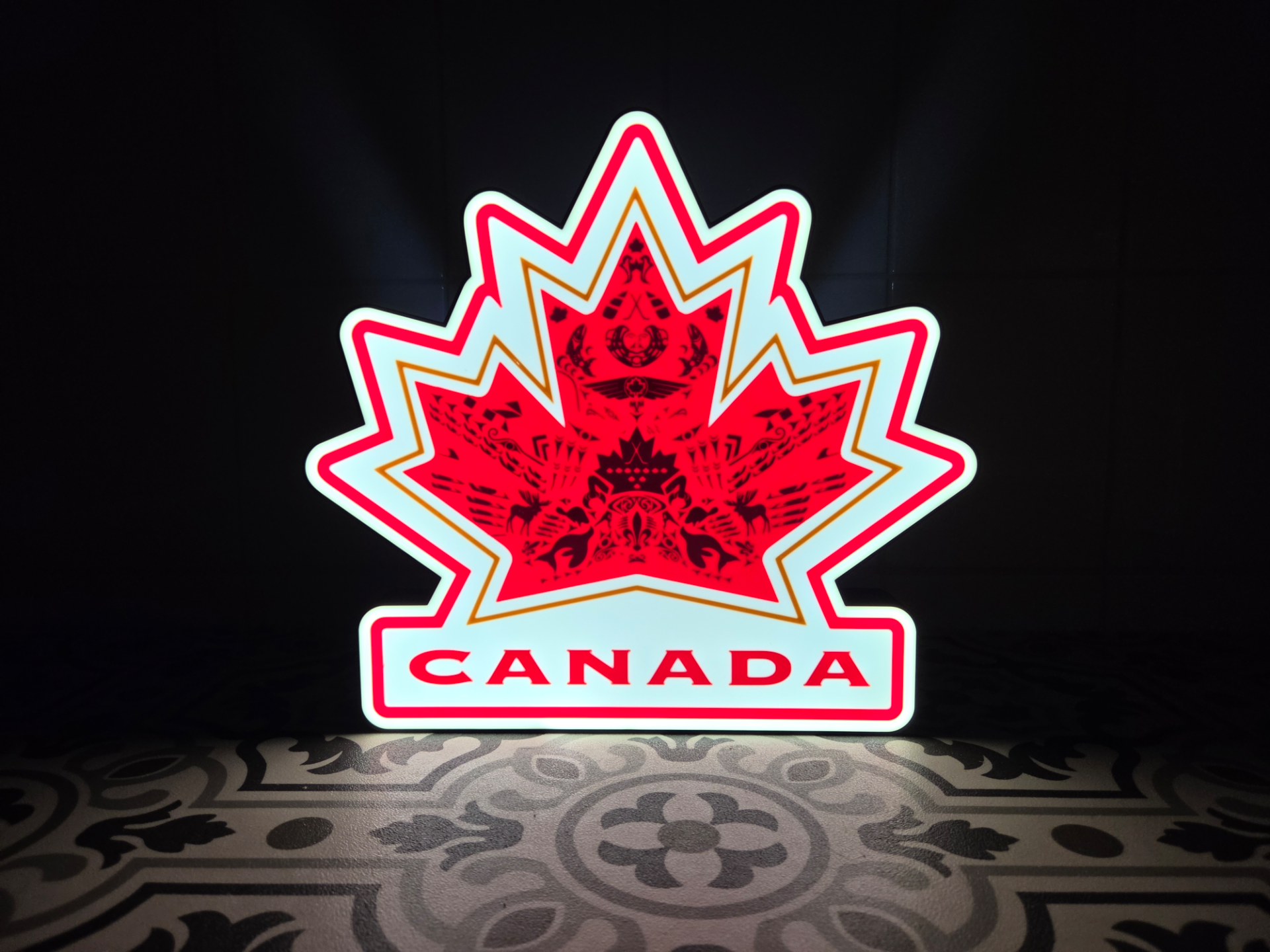 Team Canada LED Lightbox Sign