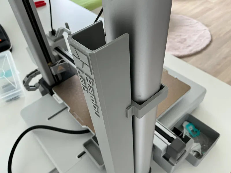 Halter für X-Achsen Staubschutz oder andere Sachen