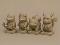 Totems aztèques Pokémon starters — photo 1
