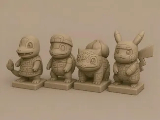Aztec Gen 1 Starter Pokemon