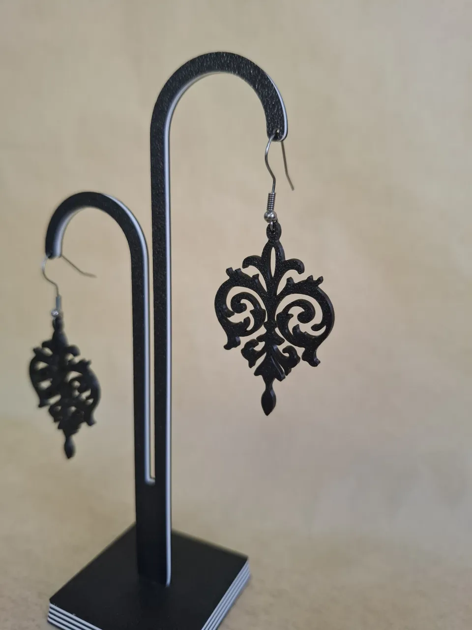 Baroque Elegance Earrings | Ornate Jewelry view 2