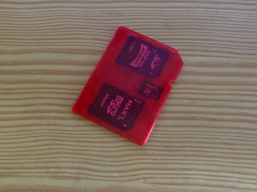 Boitier pour cartes SD