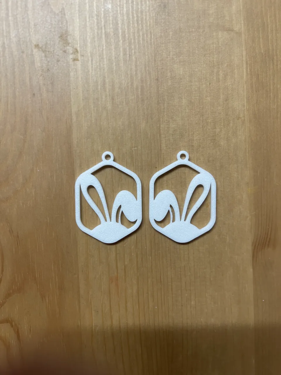 Rabbit Earrings view 2