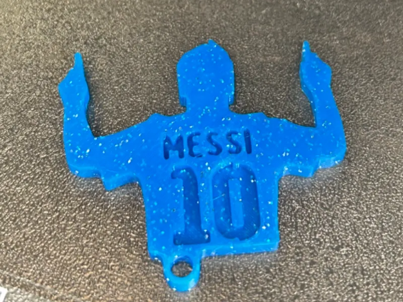 Lionel Messi #10 - Iconic Celebration Keychain