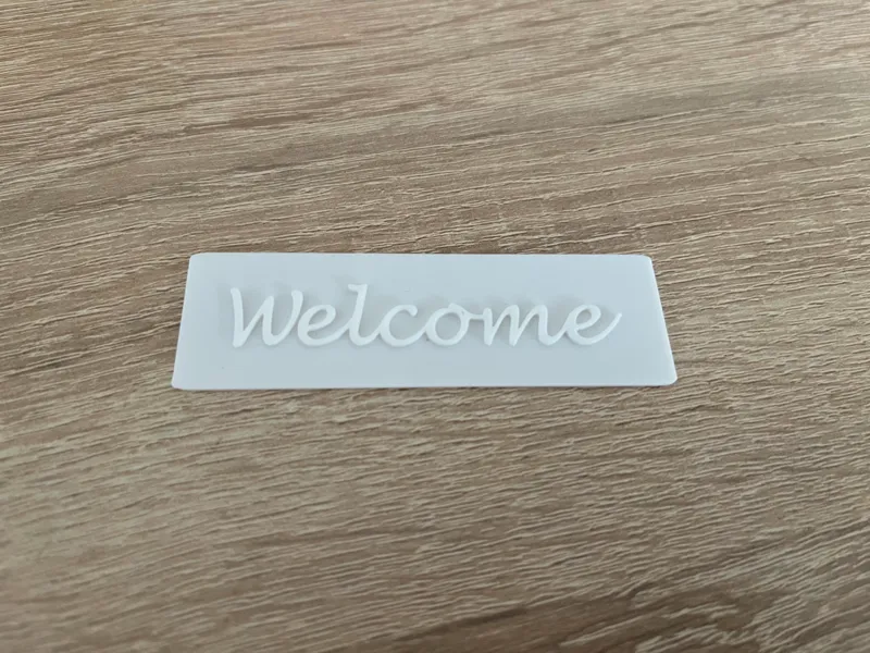 Welcome sign