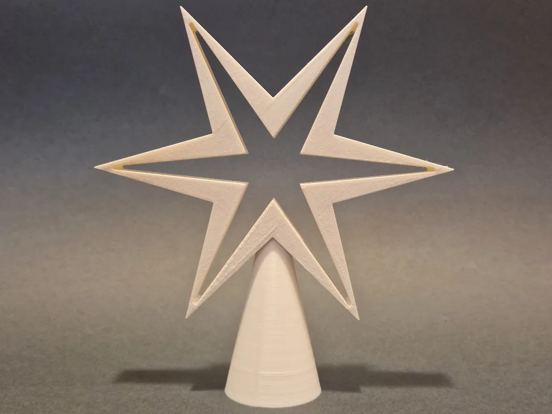 Tree Topper Form tree topper - Free 3D Print Model - MakerWorld