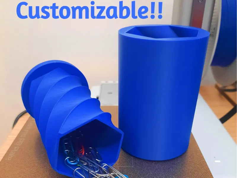 Customizable Screw Storage Container