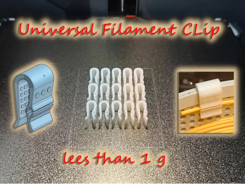 Universal Filament Clamp Clip