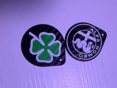 Alfa Romeo Quadrifoglio Keychain