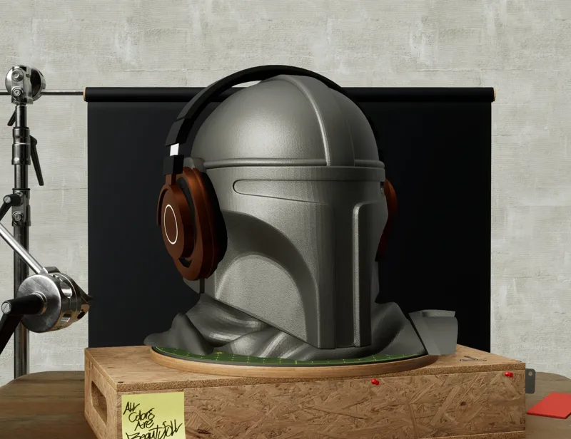 The Mandalorian Headset Stand / Holder