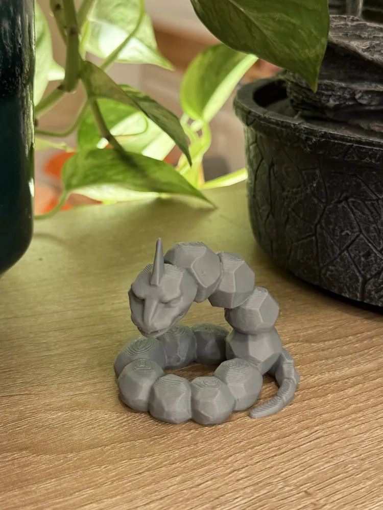 Onix – Rock Snake Pokémon Model [No AMS Required] - Free 3D Print Model ...