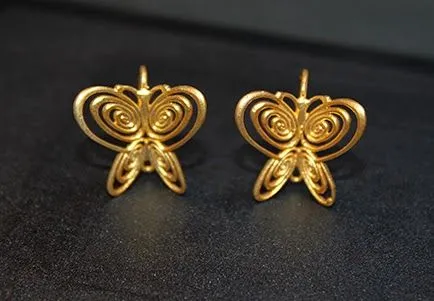 The butterfly earrings at the Museum of Innocence view 2