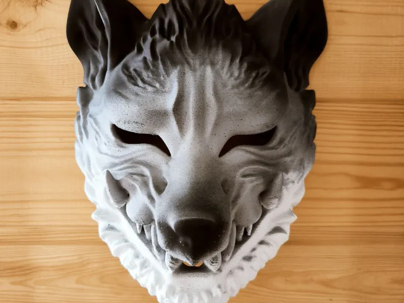 Wolf Oni Kitsune Mask
