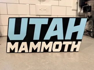Utah Mammoth Stacked Text