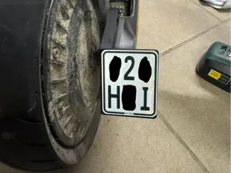 Max G3 Side License Plate holder