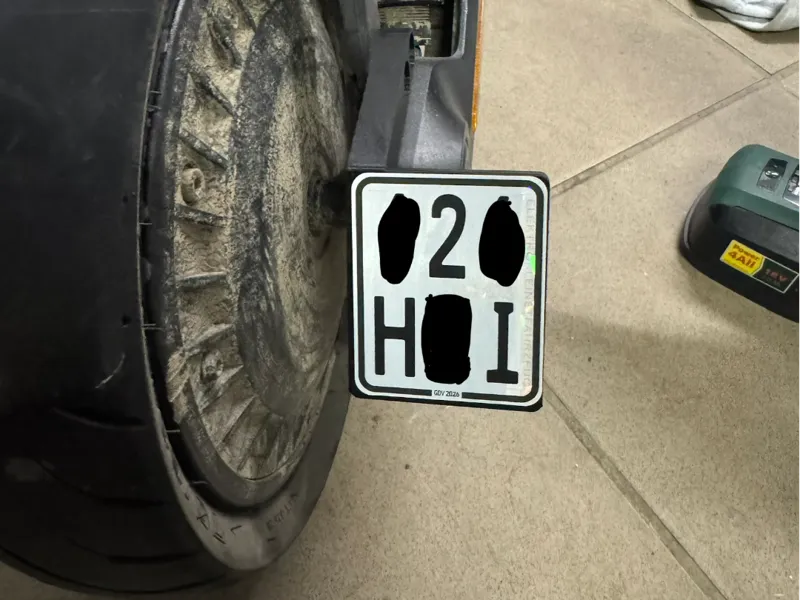 Max G3 Side License Plate holder