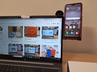 (N4 VERSION) SUPPORTO SMARTPHONE PER PC PORTATILI