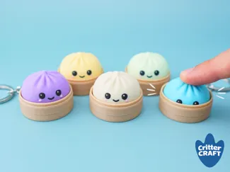 Mini Dumpling Clicker Fidget Toy