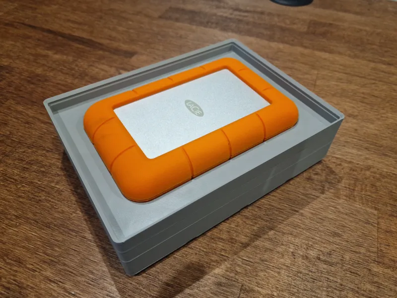 Gridfinity Festplatten Ablage Lacie Rugged Mini 