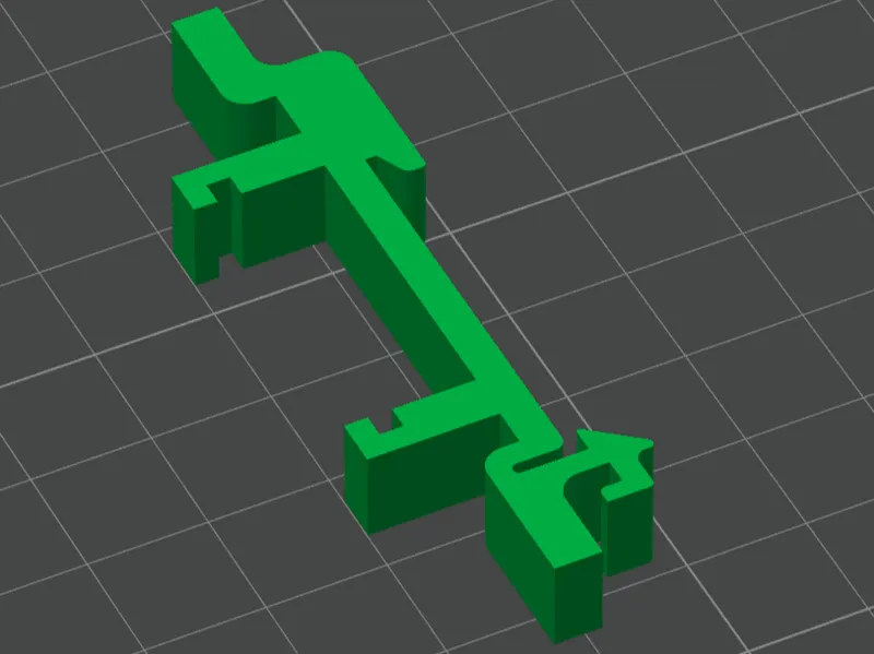 DIN rail 3 cm PCB mount