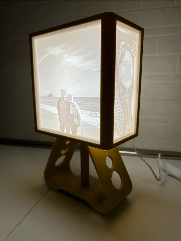 Lampe lithophanie