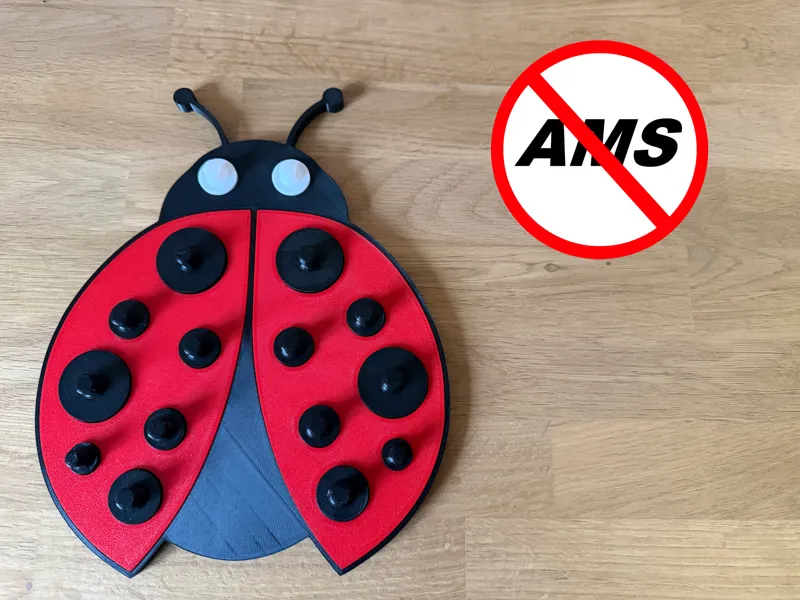 plaque montessori coccinelle