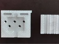 0.2mm layer, 2 walls, 100% infill, w. Support Interface Mat.
