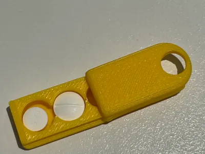Micro Pill Keyring Holder