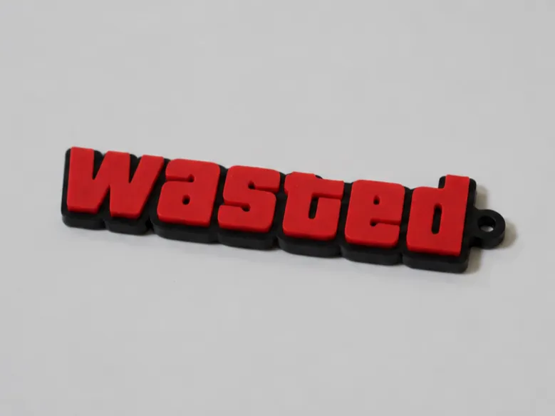 GTA "WASTED" Keychain (AMS)