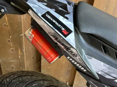 Low-Profile 250 ml Innovative Moped Can Holder