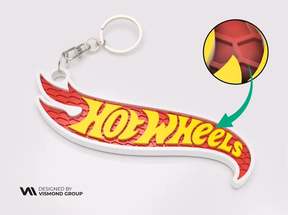 Hot Wheels Keychain by VISMOND GROUP MakerWorld: Download Free 3D Models