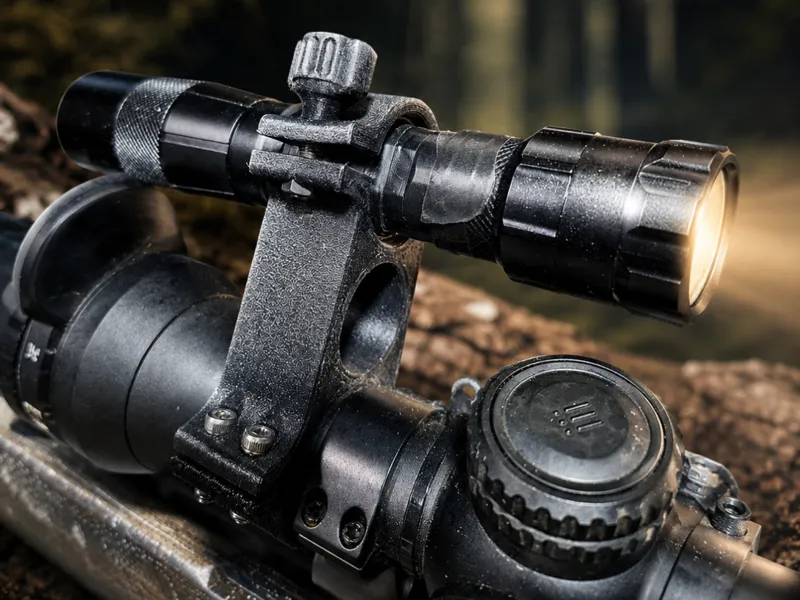 Flashlight IR Torch Mount - 30mm Scope Tube