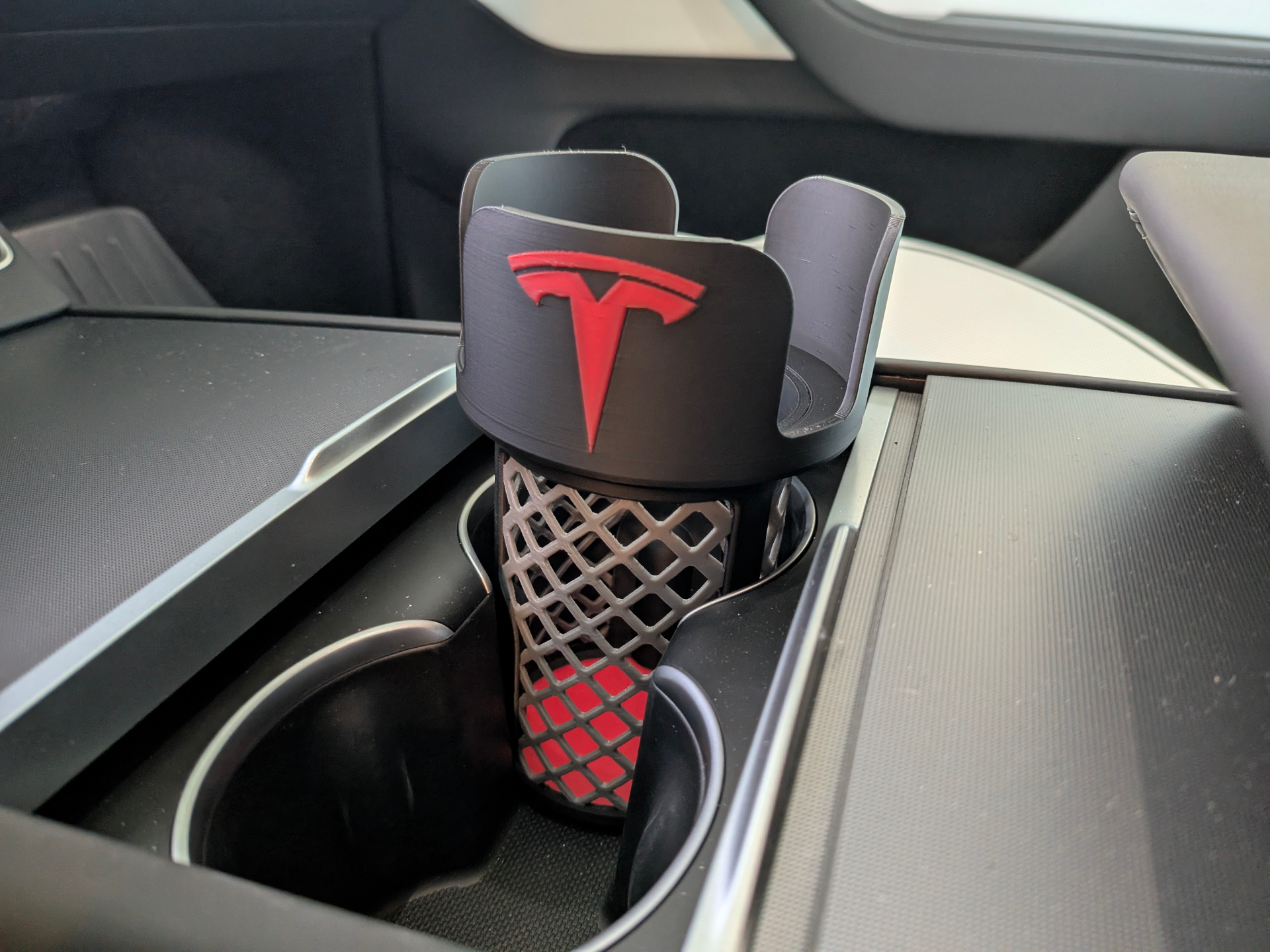 Tesla Large Bottle Cupholder Adapter