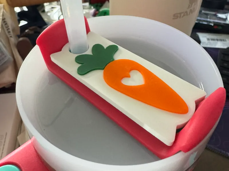 Easter Carrot Tumbler Lid Topper - 30oz & 40oz