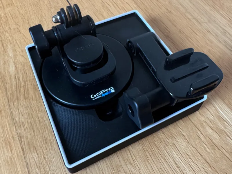 GoPro Suction Cup Mount Gridfinity Insert (3x3)