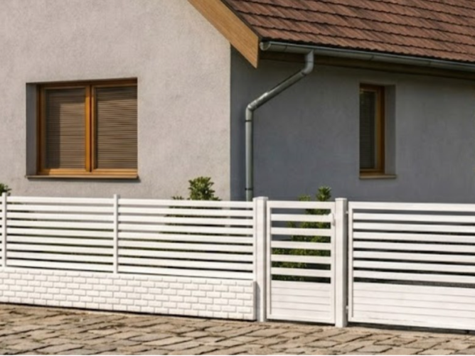 Model Railway House Fence H0, TT