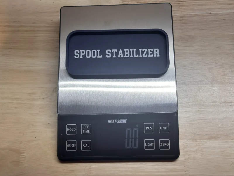 Spool Stabilizer For Weighing Filament Spools
