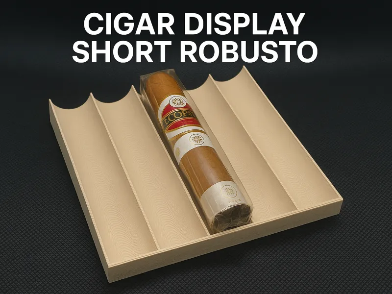Short Robusto Cigar Display Stand