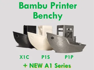 Bambu Printer Benchy - P1P, P1S, X1C, A1, A1 Mini