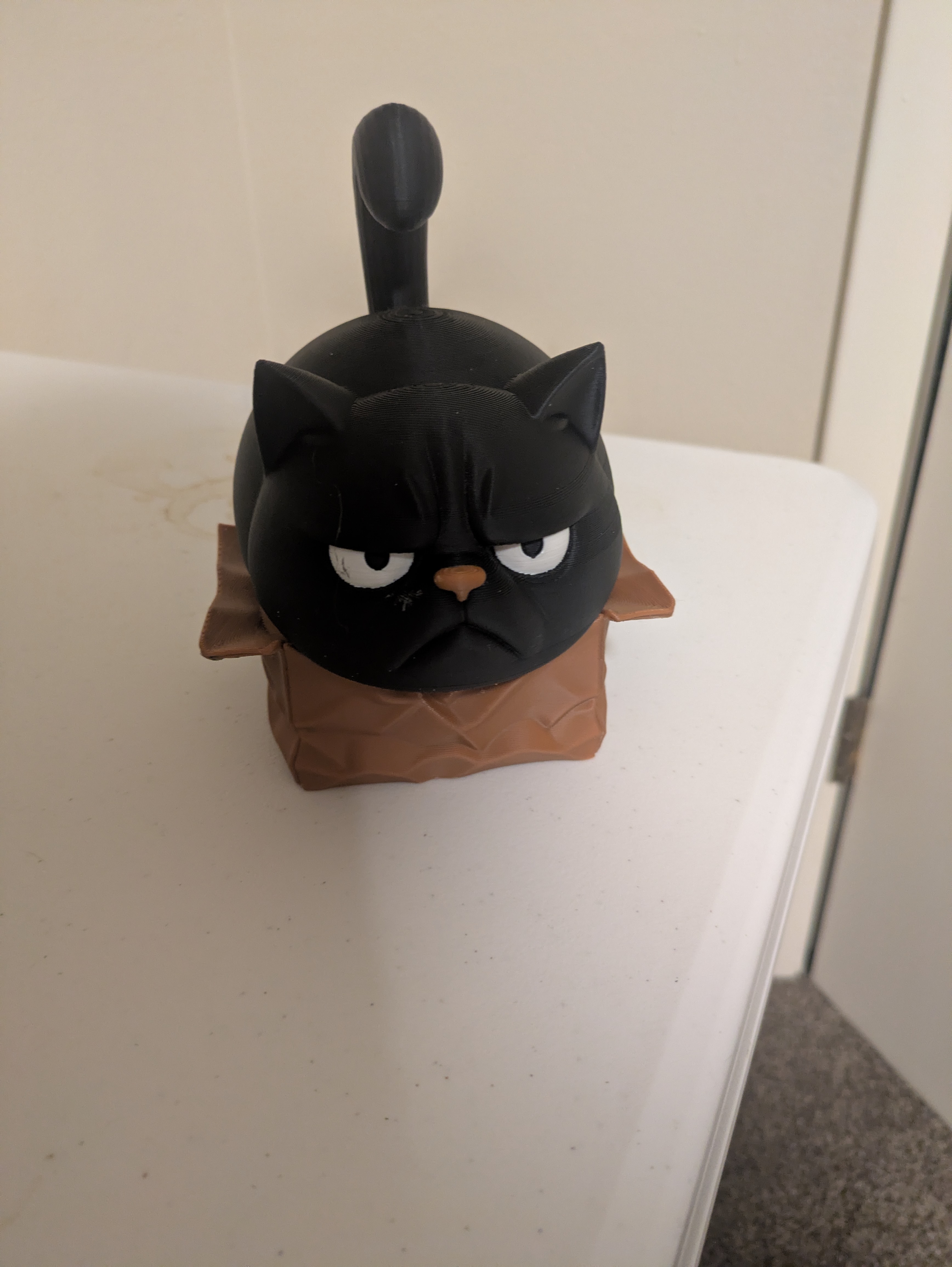 Miniatura 2 do modelo 3D Grumpy Cat "in" a Box