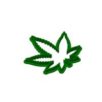 Emporte-pièce feuille de cannabis — photo 4