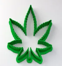 Emporte-pièce feuille de cannabis — photo 1