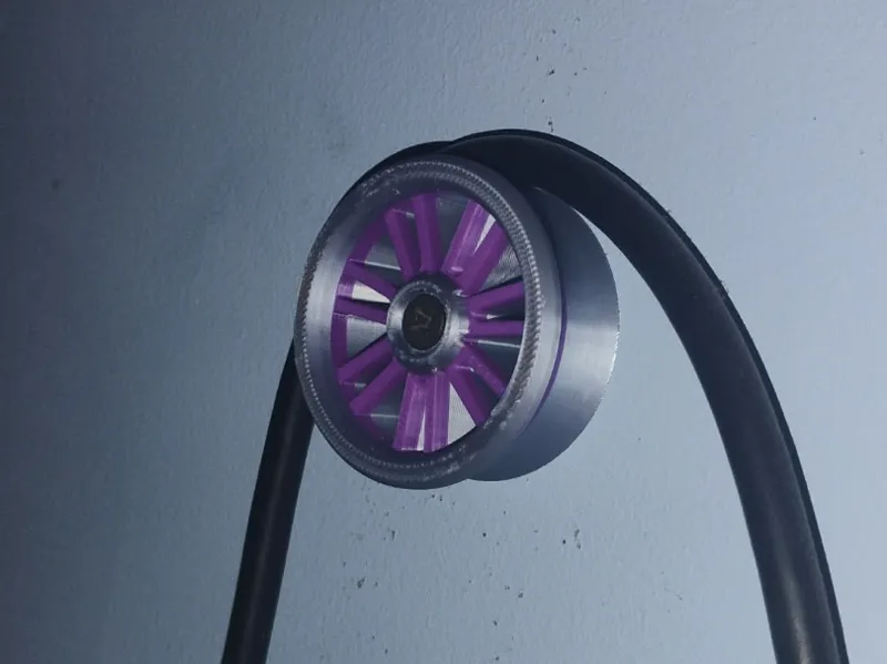 Car rim Wall hanger Movable! print in place