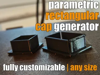 Parametric Rectangular Plug / Cap Generator