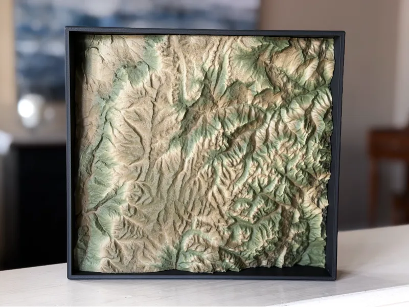 Parque Nacional Natural Sumapaz Topographic Map