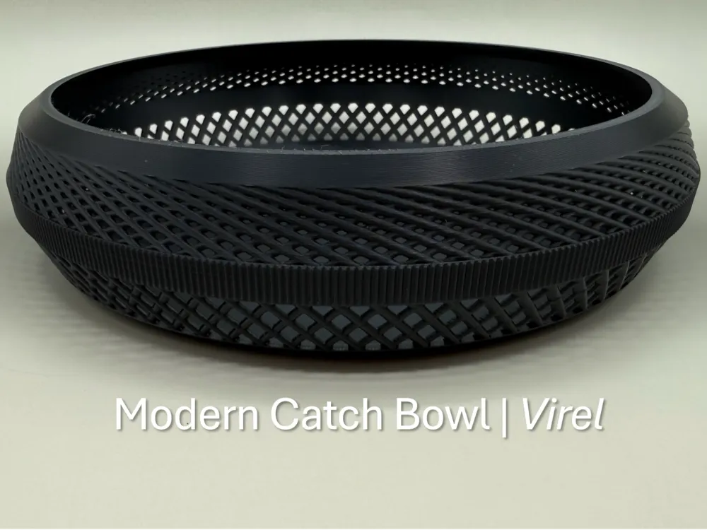 Virel | Modern Catch Bowl - Free 3D Print Model - MakerWorld