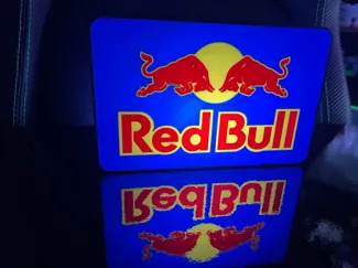light box - scatola luminosa Red Bull 